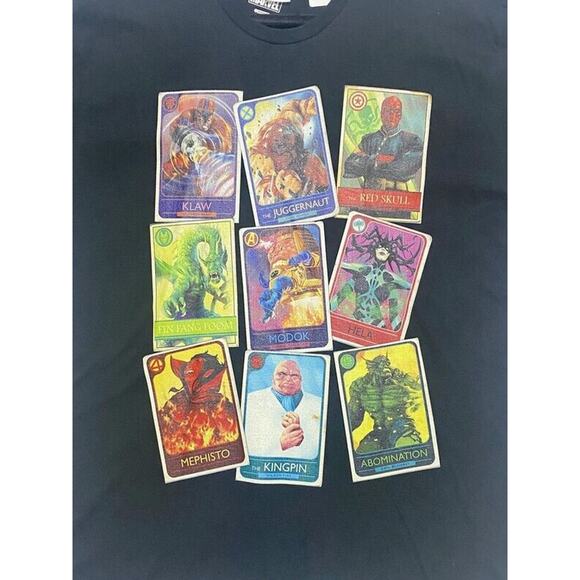Marvel Graphic T-Shirt Men's XL Klaw Juggernaut Red Skull Modok Hela Mephisto - Picture 2 of 9